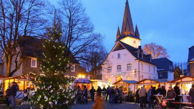 Weihnachtsmarkt Drolshagen 2024 - im historischen Stadtkern.