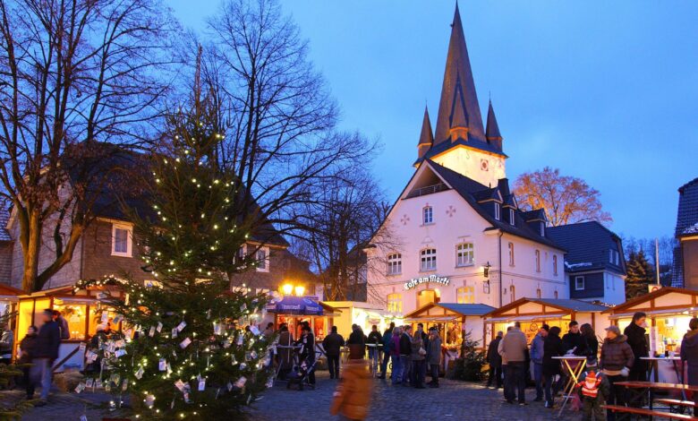 Weihnachtsmarkt Drolshagen 2024 - im historischen Stadtkern.